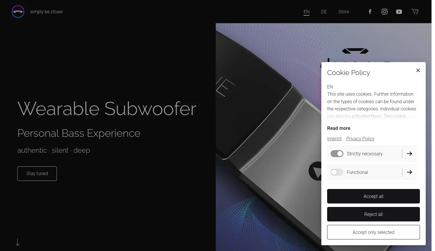 Website der Firma deep.one