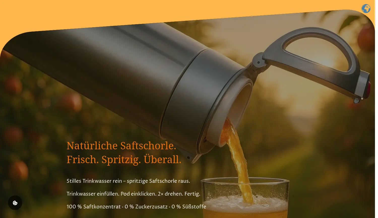 Website der Firma Flavizz GmbH