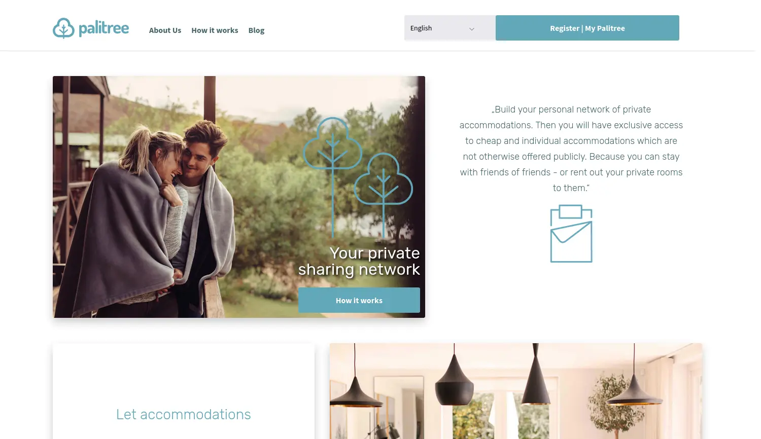Website der Firma Palitree GmbH