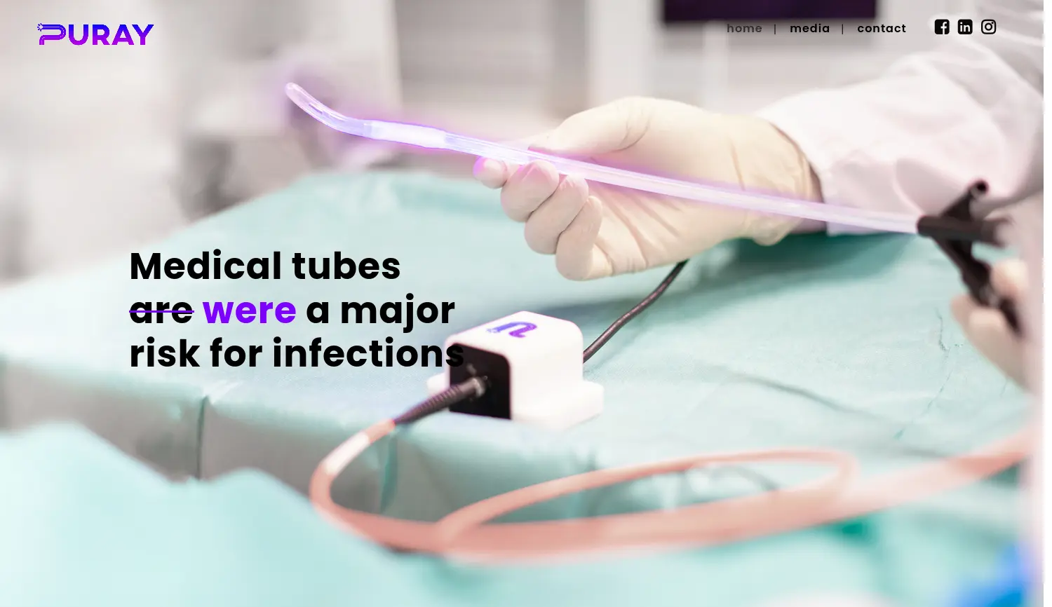 Website der Firma Puray GmbH