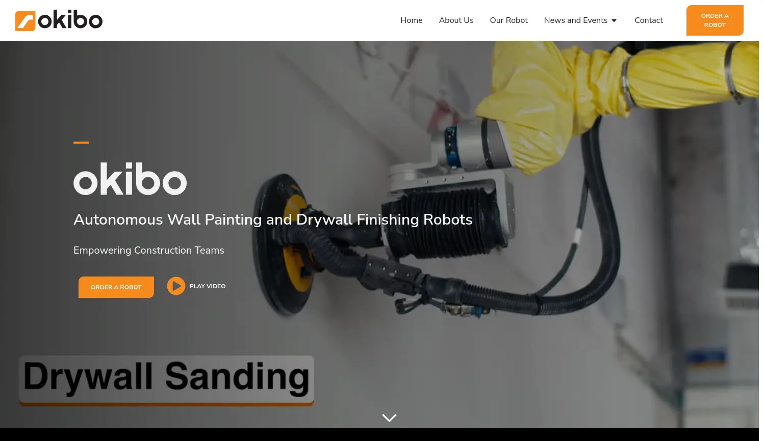 Website der Firma OKIBO