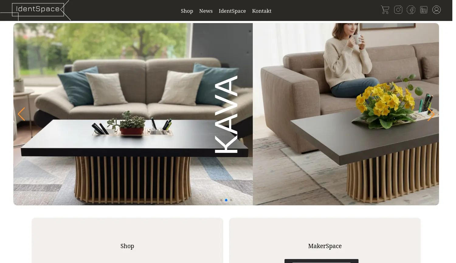 Website der Firma IdentSpace UG (Haftungsbeschränkt)