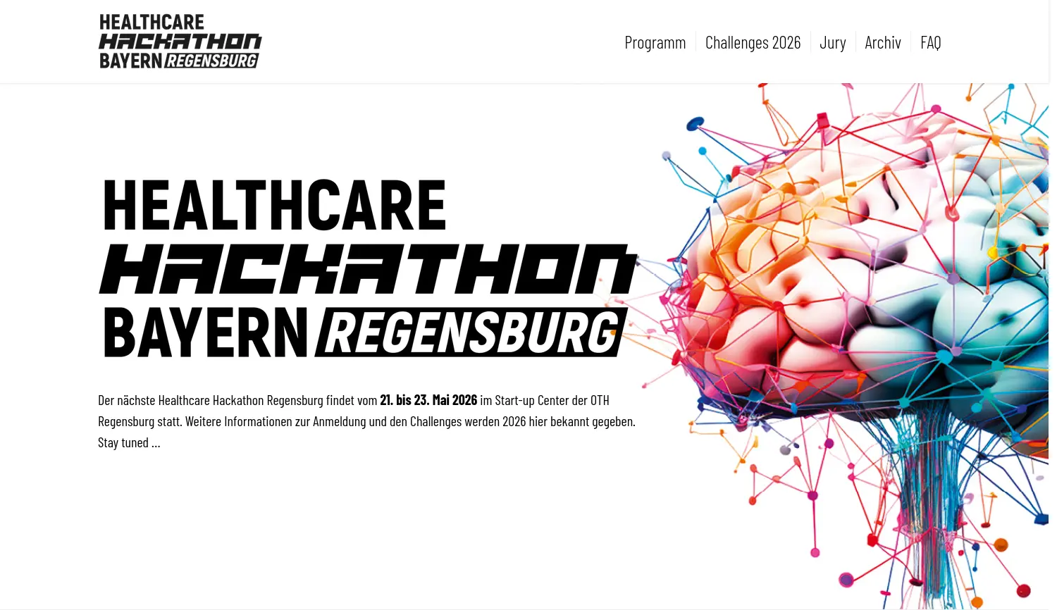 Website der Firma BioPark Regensburg GmbH