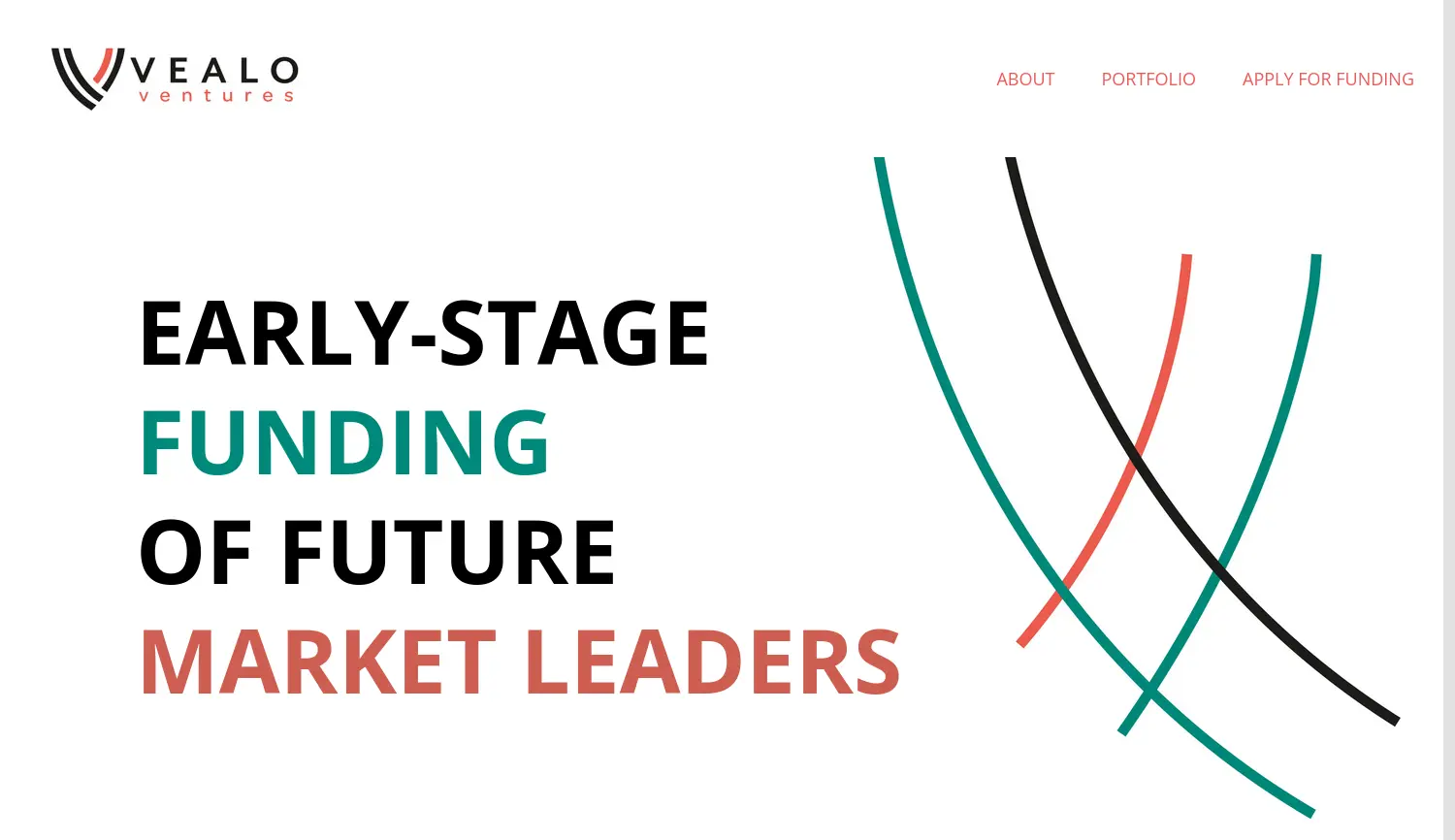 Website der Firma Vealo Ventures GmbH