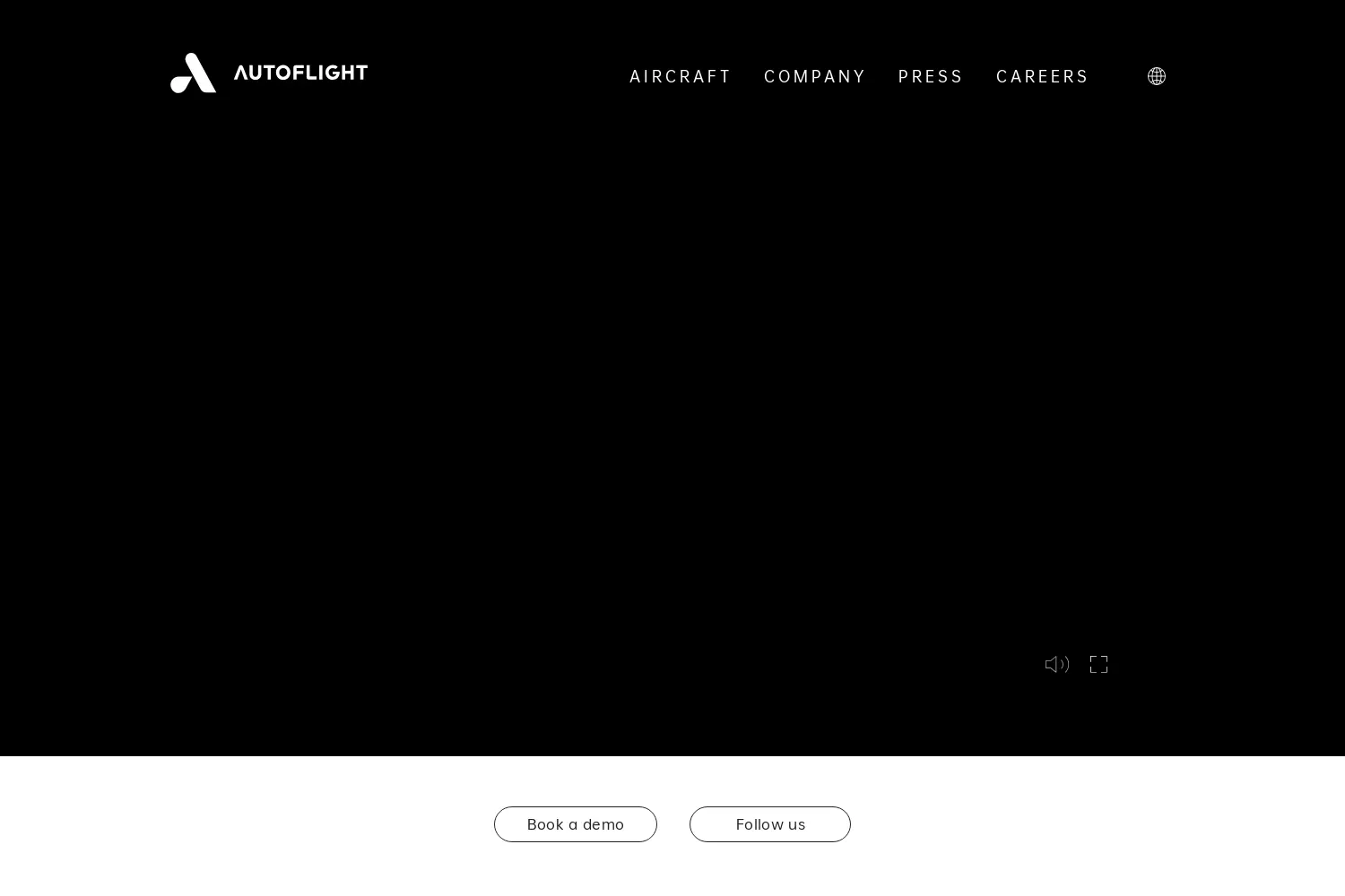 Website der Firma AutoFlight Europe GmbH
