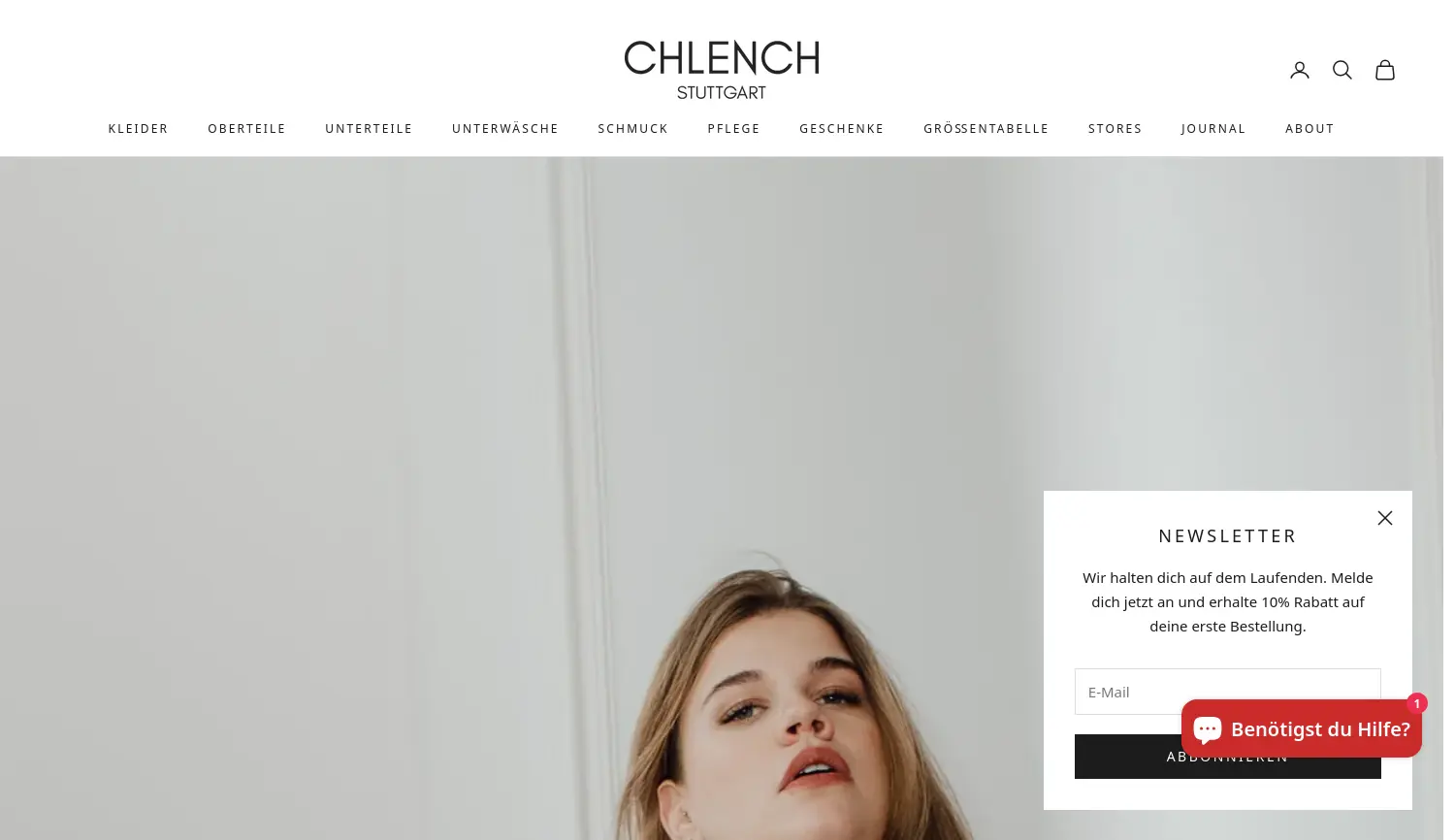 Website der Firma CHLENCH