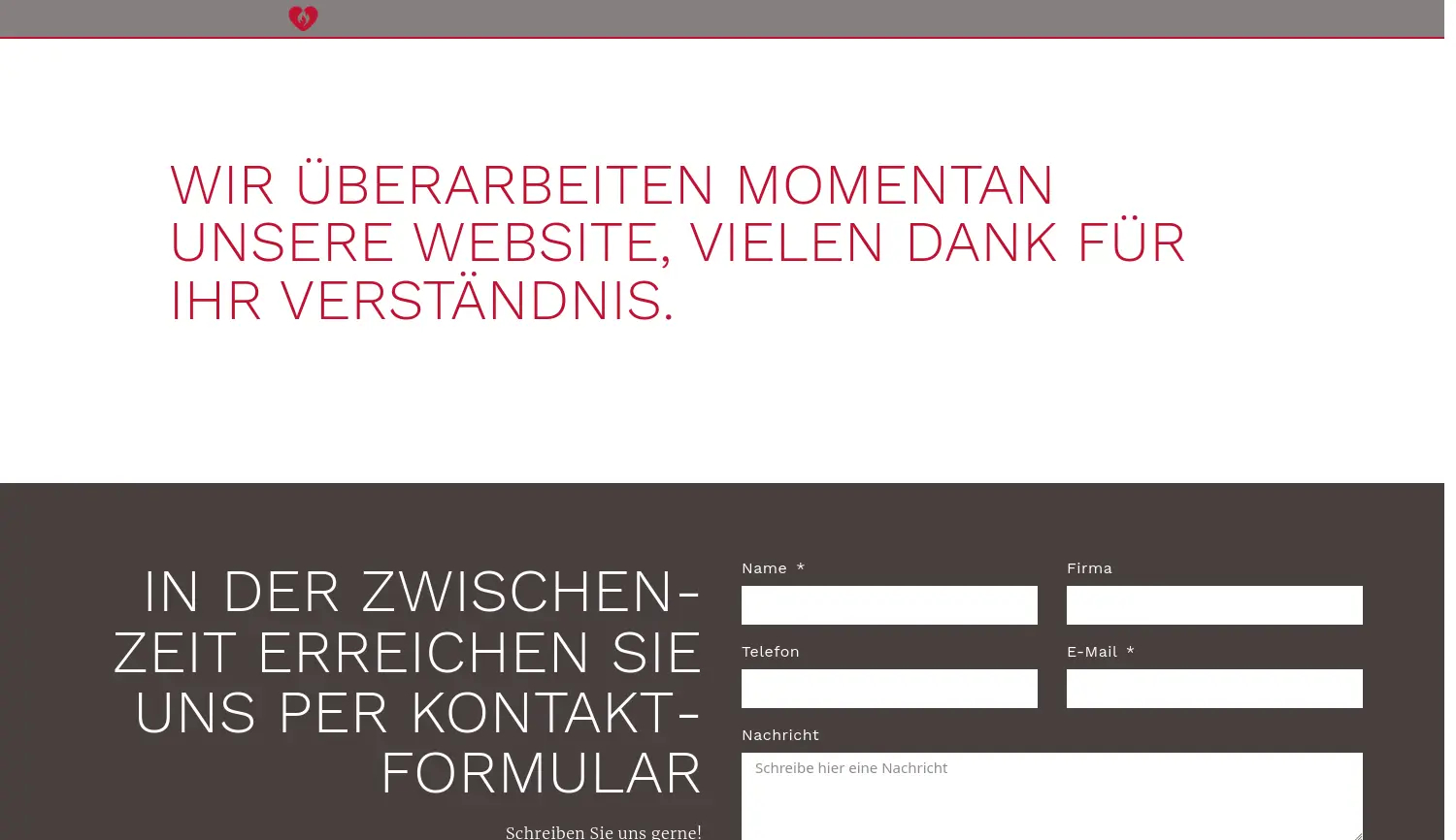 Website der Firma WCap GmbH