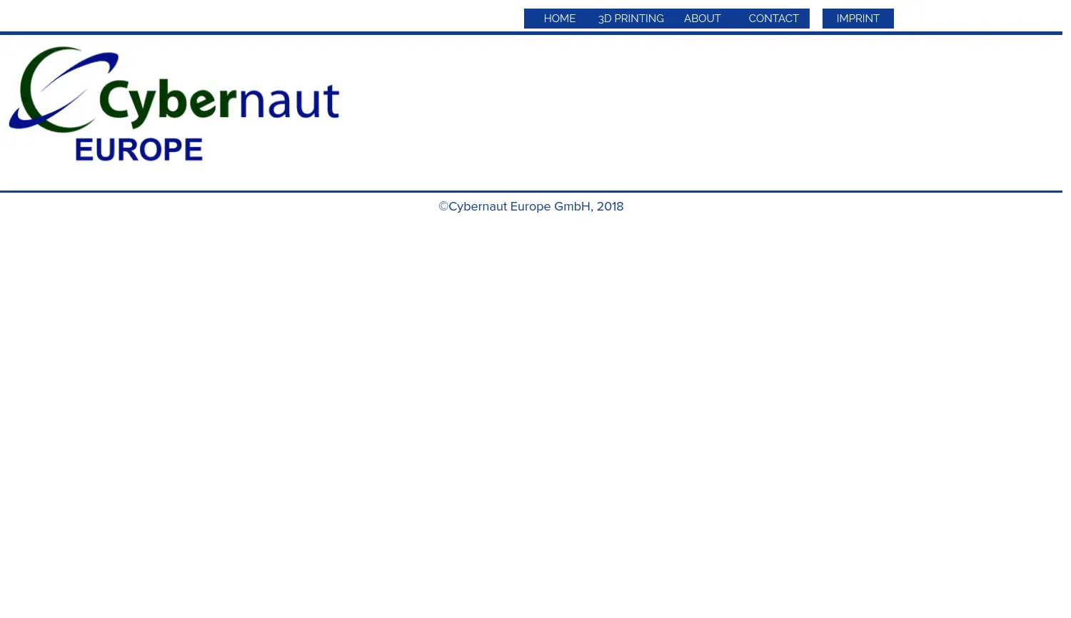 Website der Firma Cybernaut Europe GmbH