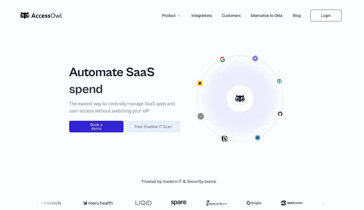 Website der Firma Omni Owl GmbH