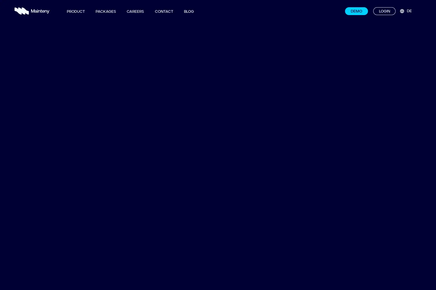 Website der Firma Mainteny GmbH