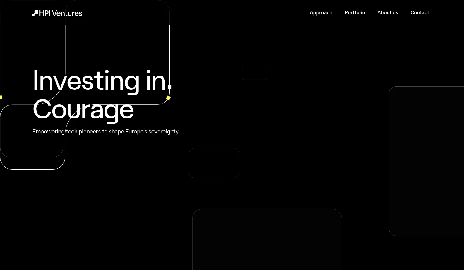 Website der Firma HPI Seed Fund GmbH