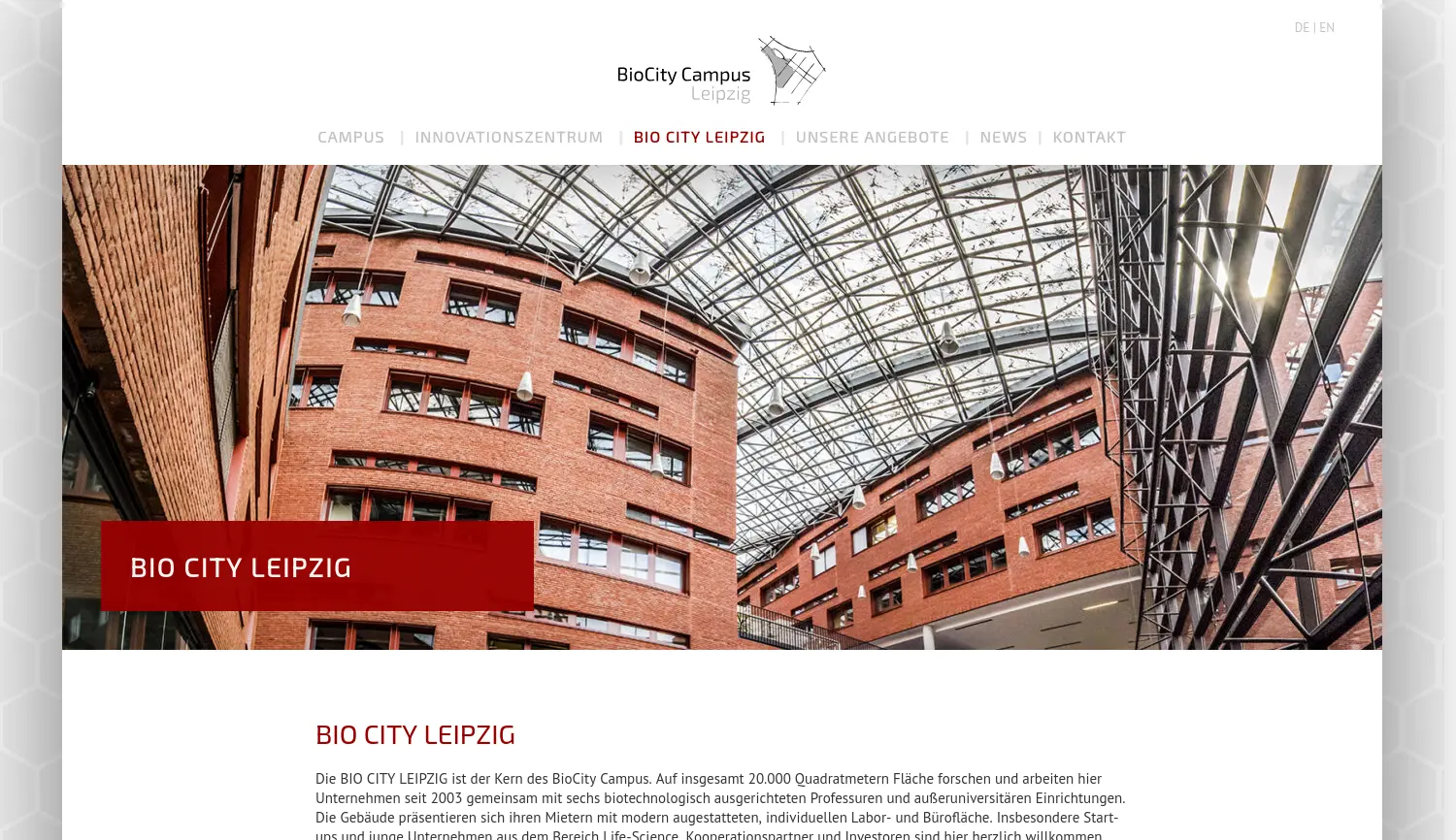 Website der Firma LGH Service GmbH