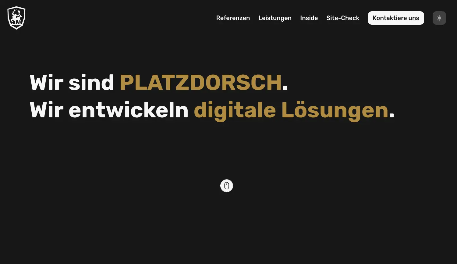 Website der Firma PLATZDORSCH Softwareentwicklung GmbH & Co. KG