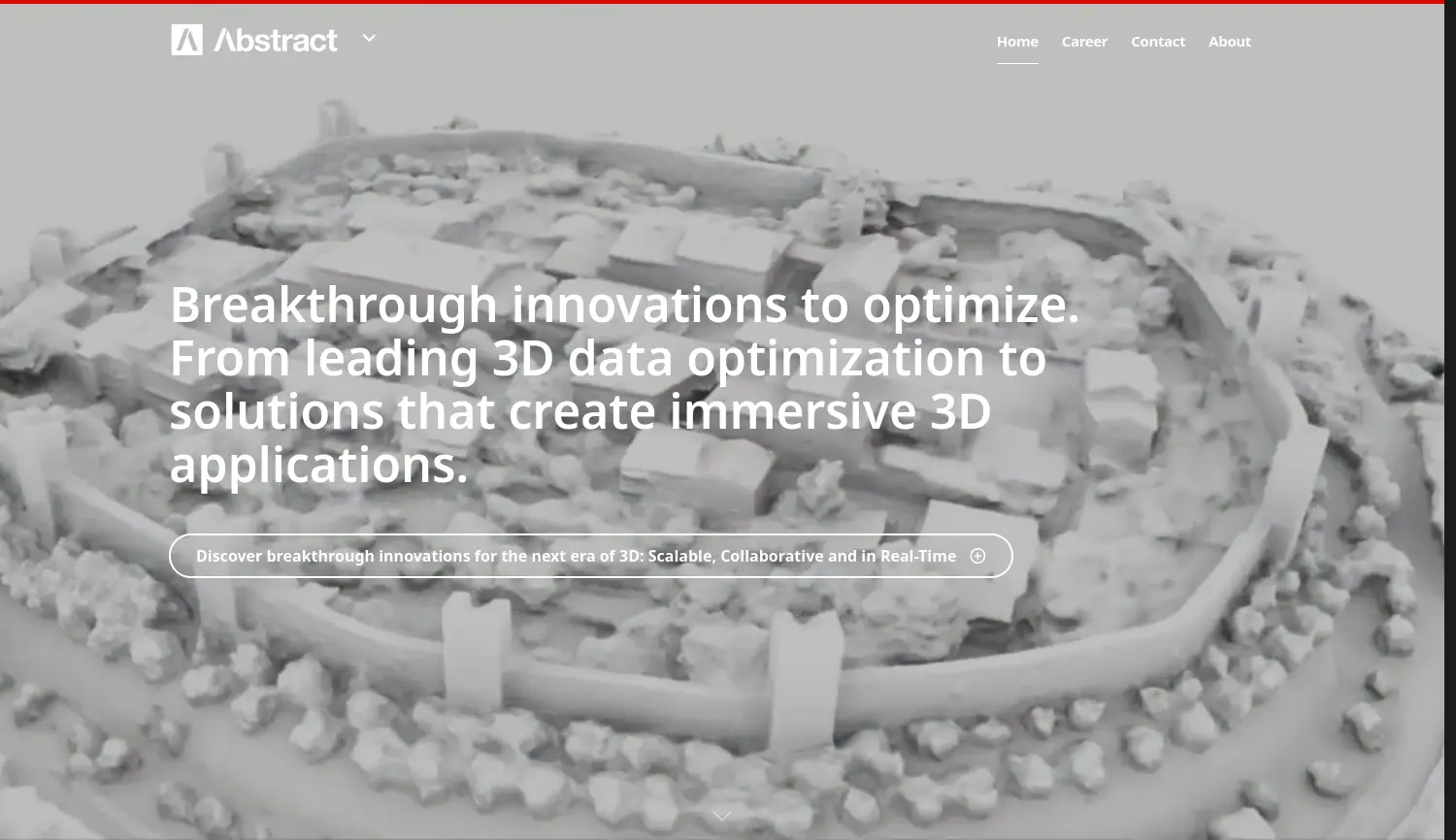 Website der Firma Abstract GmbH