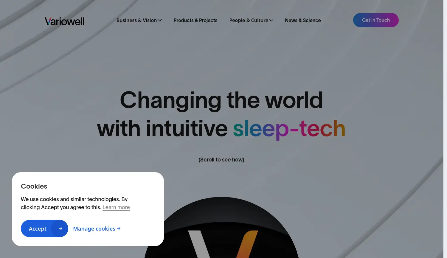 Website der Firma Variowell-Development GmbH