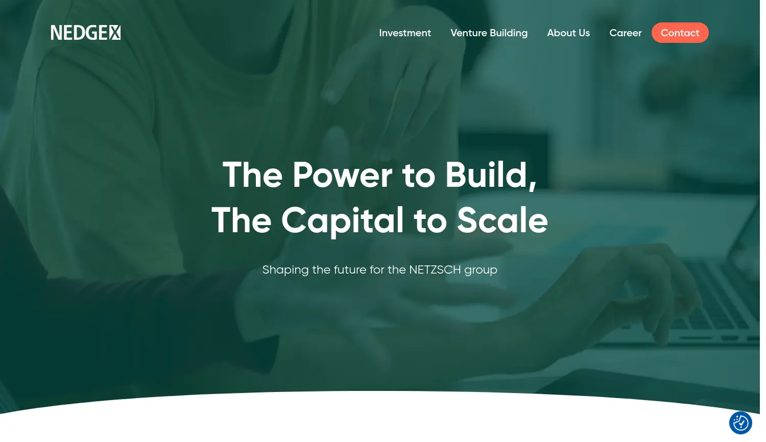 Website der Firma NEDGEX GmbH