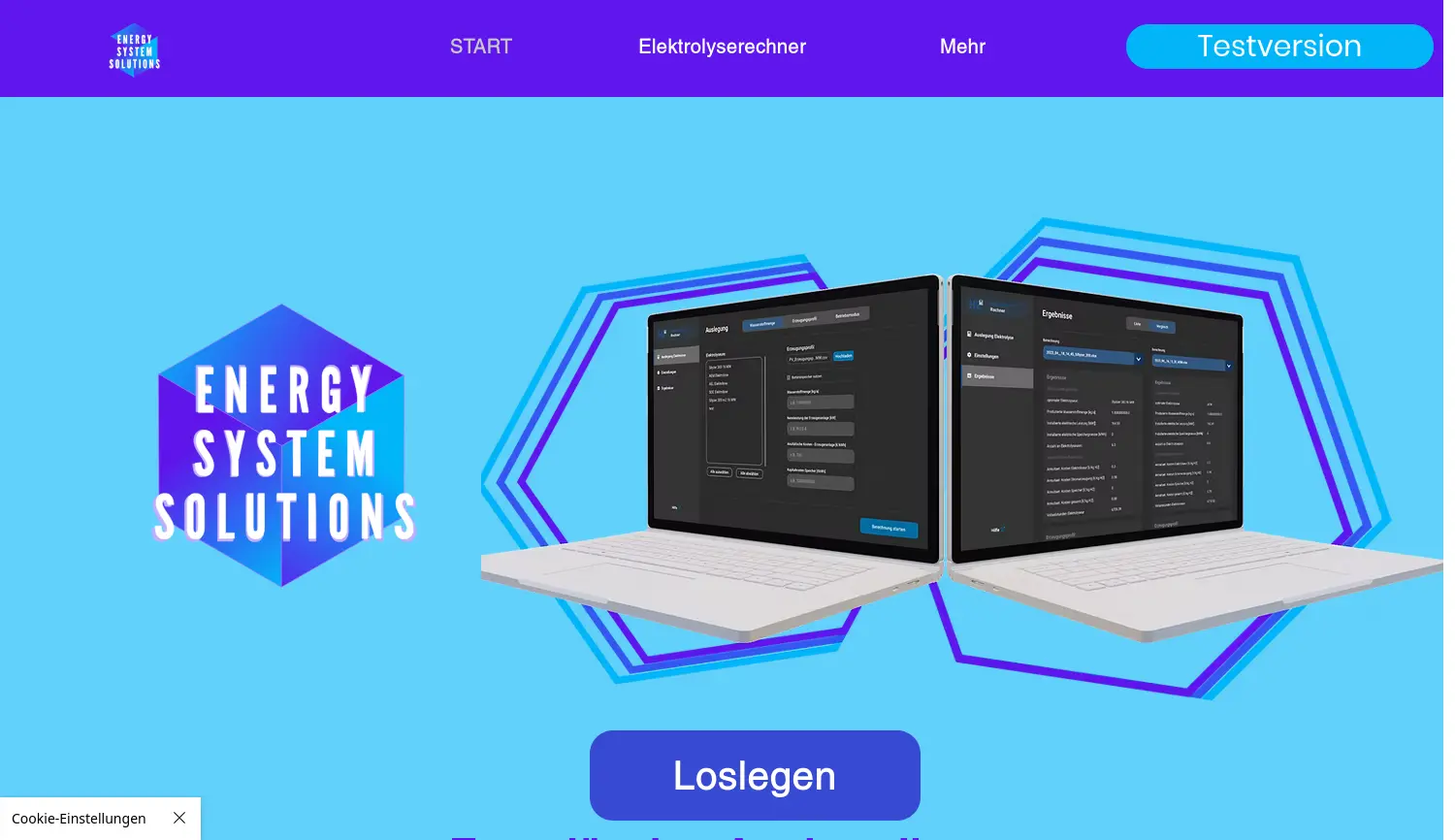 Website der Firma Energy System Solutions