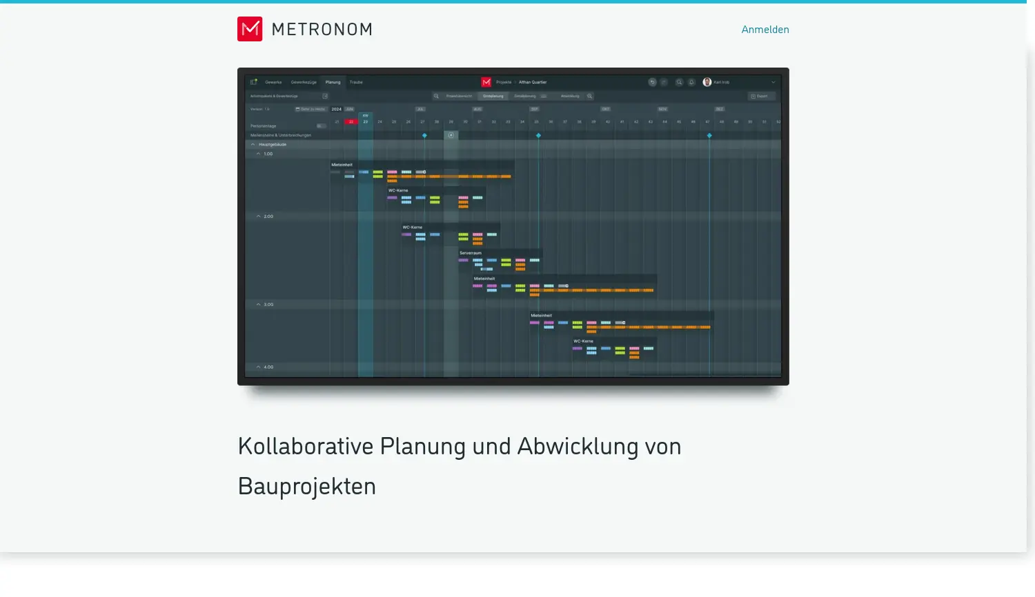 Website der Firma tibe.io GmbH
