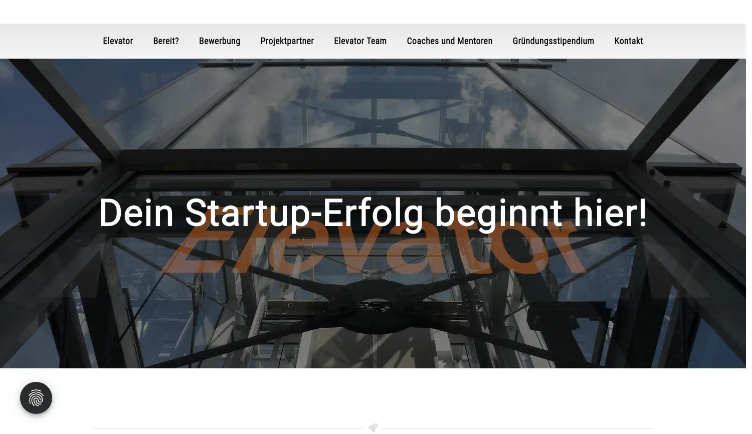 Website der Firma Wirtschaftsförderungs-GmbH für Stadt und Landkreis Lüneburg (Projektträger)