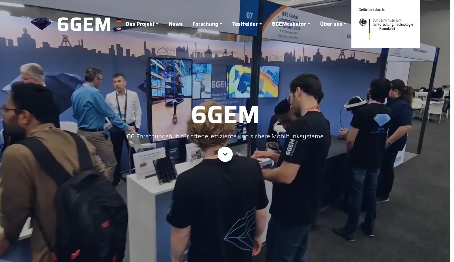 Website der Firma 6GEM