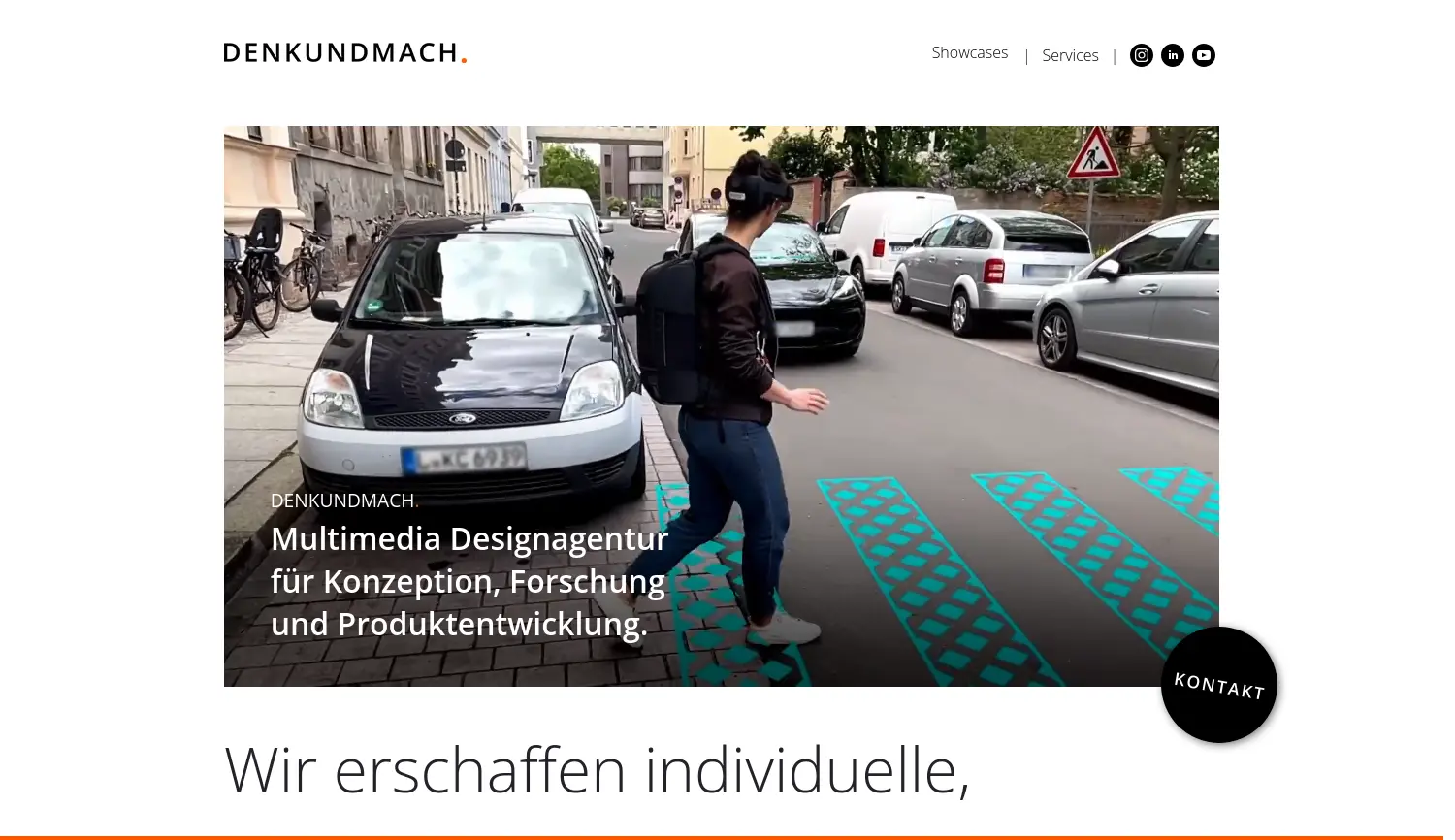 Website der Firma DENKUNDMACH