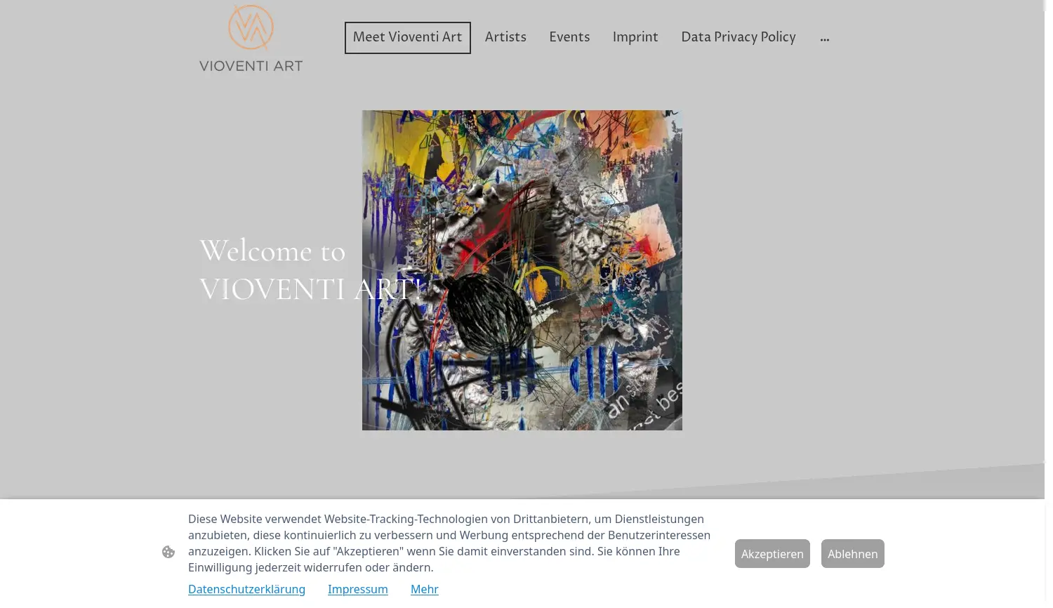 Website der Firma Vioventi Art