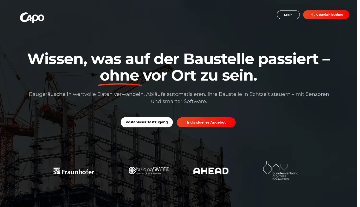 Website der Firma CAPO Digital Solutions GmbH