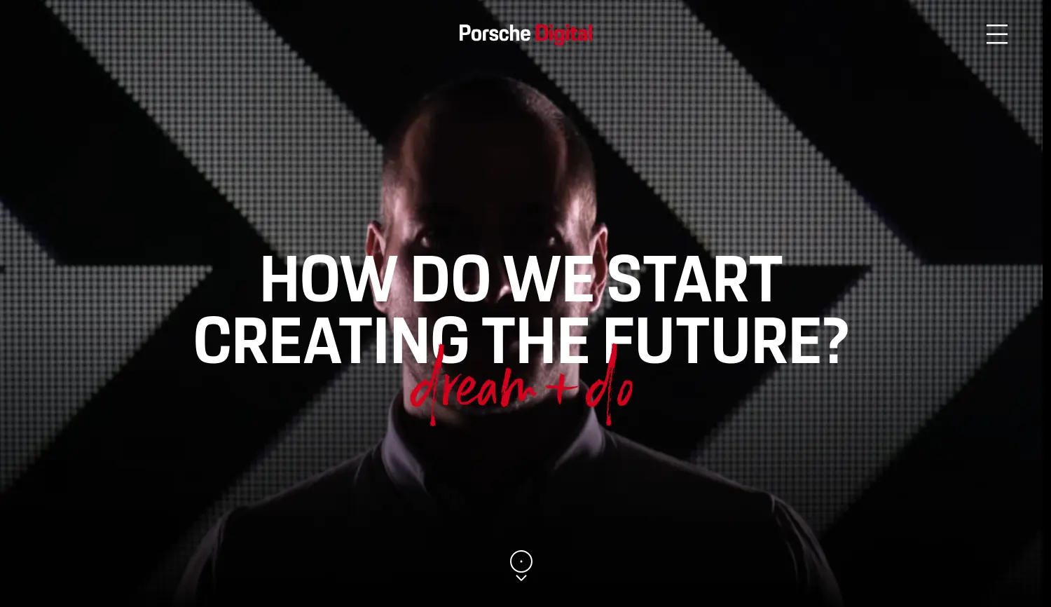 Website der Firma Porsche Digital GmbH