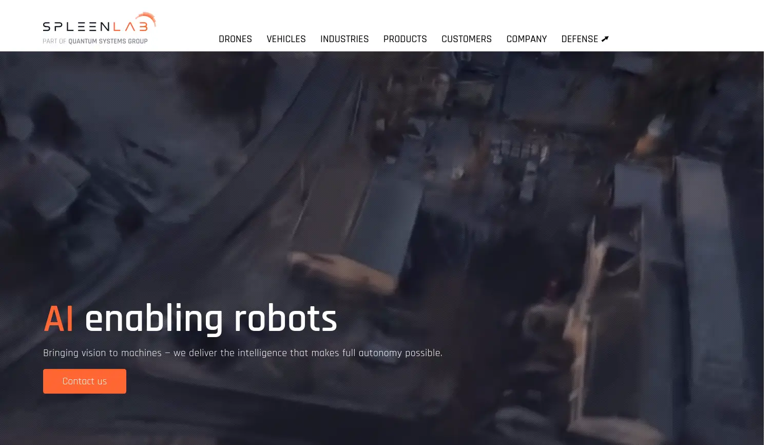 Website der Firma Spleenlab GmbH