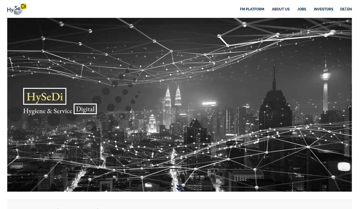 Website der Firma HySeDi GmbH