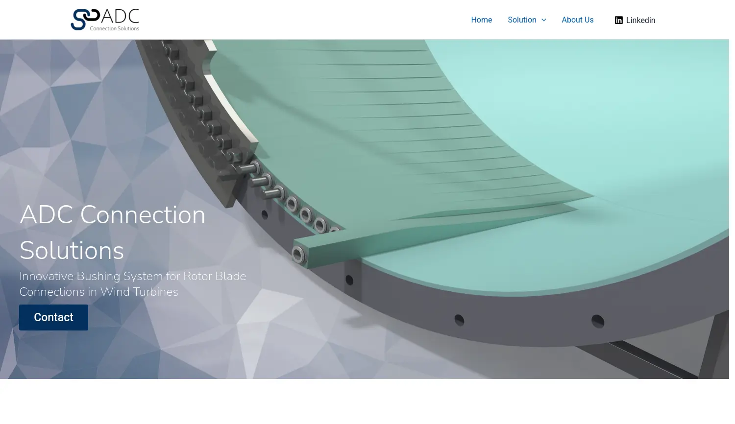 Website der Firma ADC Connection Solutions GmbH