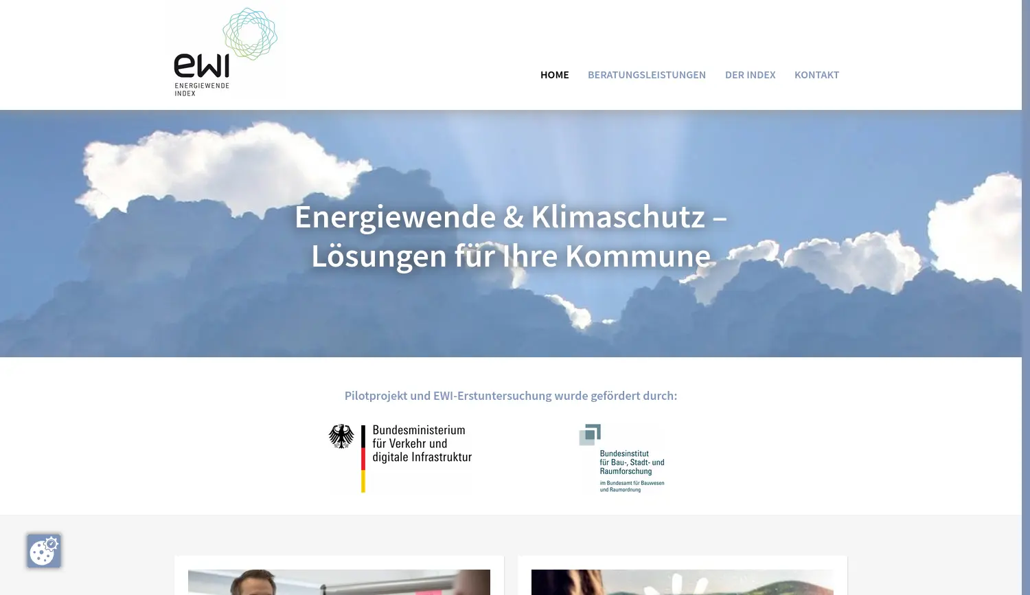 Website der Firma Eckart & Partner GmbH