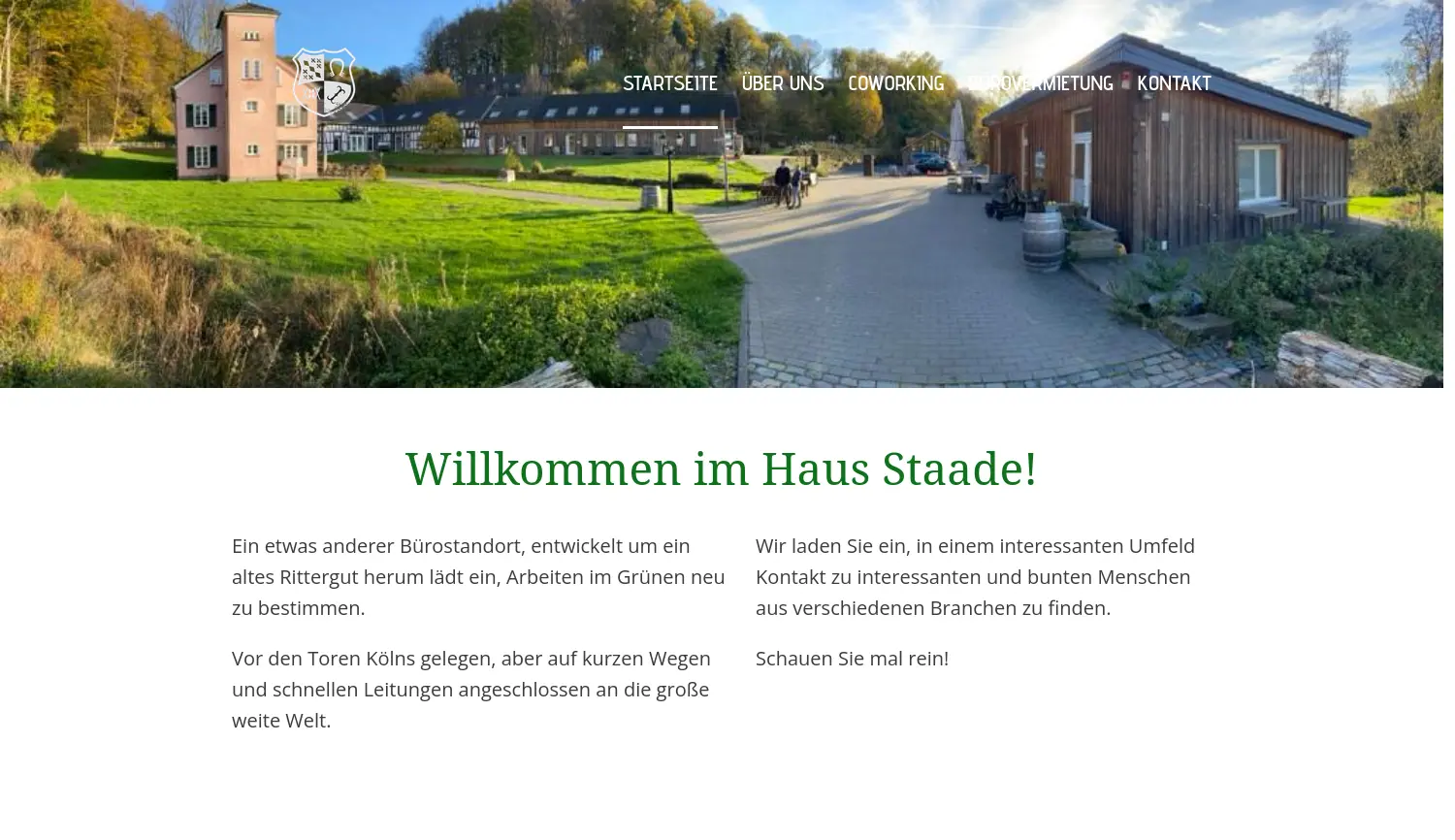 Website der Firma Campus Staade GmbH