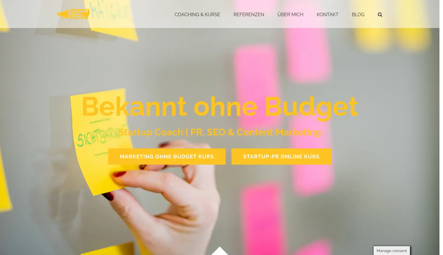 Website der Firma Carolin Gattermann