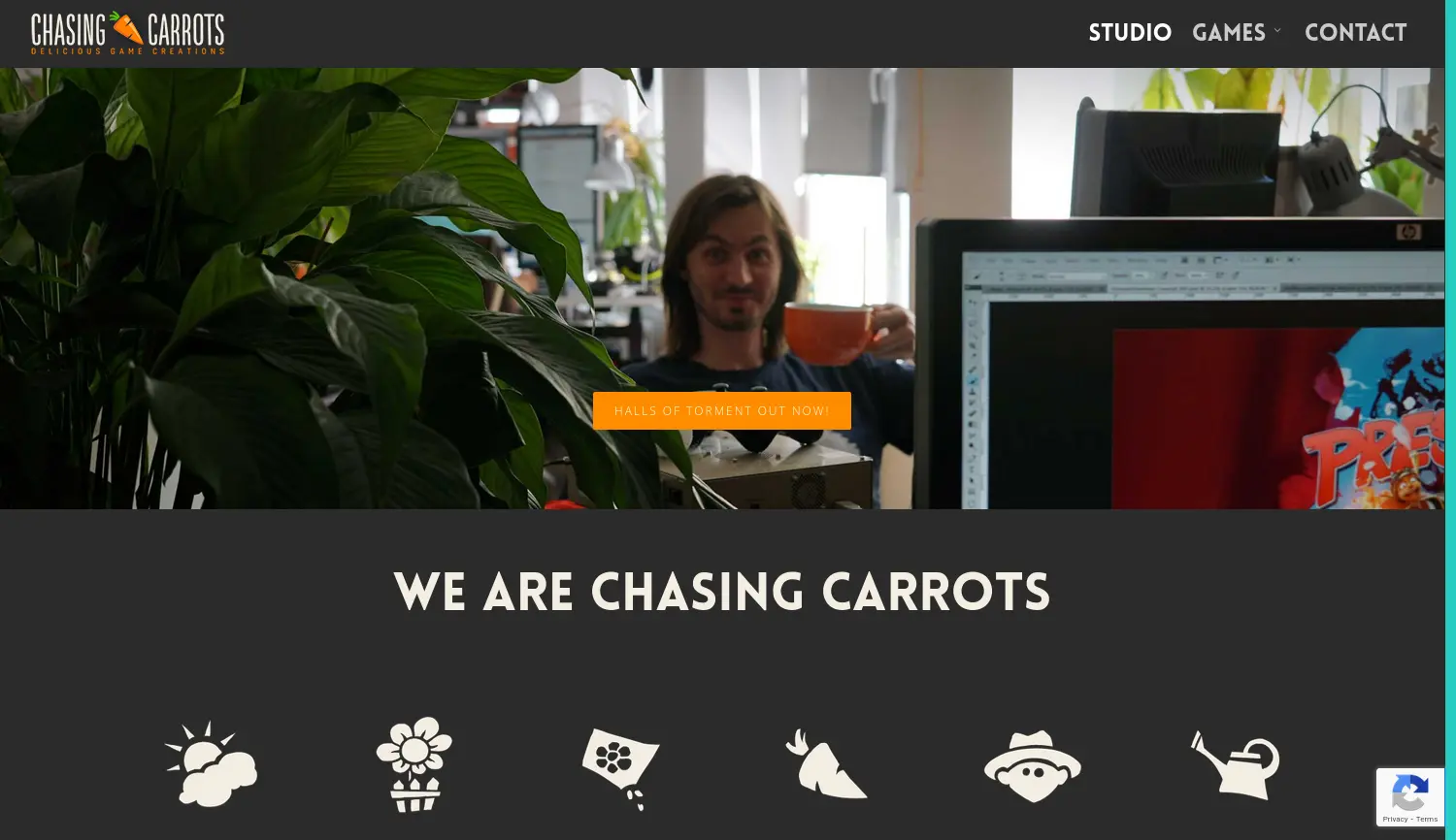 Website der Firma Chasing Carrots GmbH & Co. KG