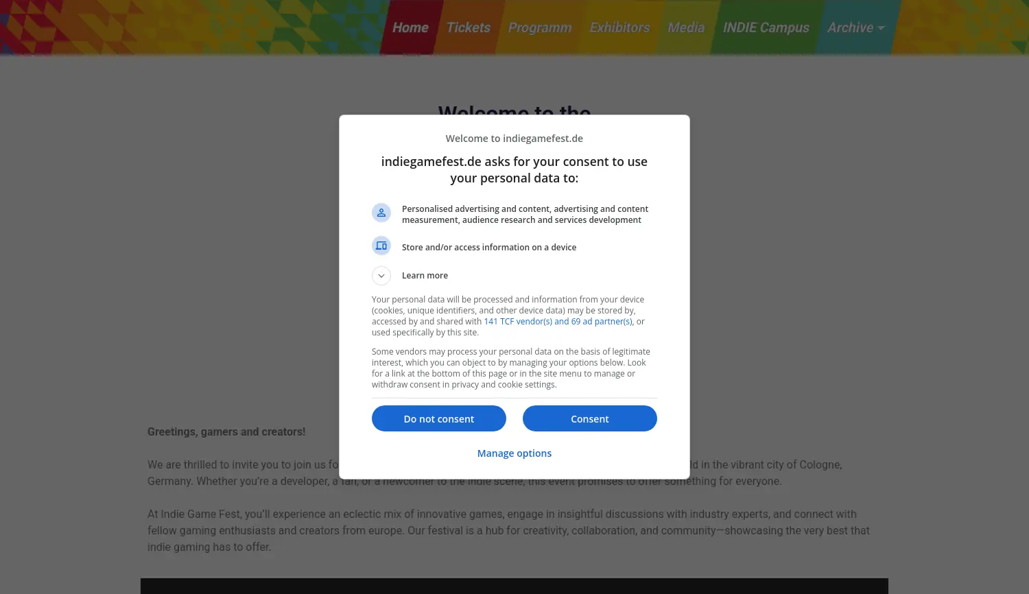 Website der Firma INDIE Hub UG (haftungsbeschränkt)