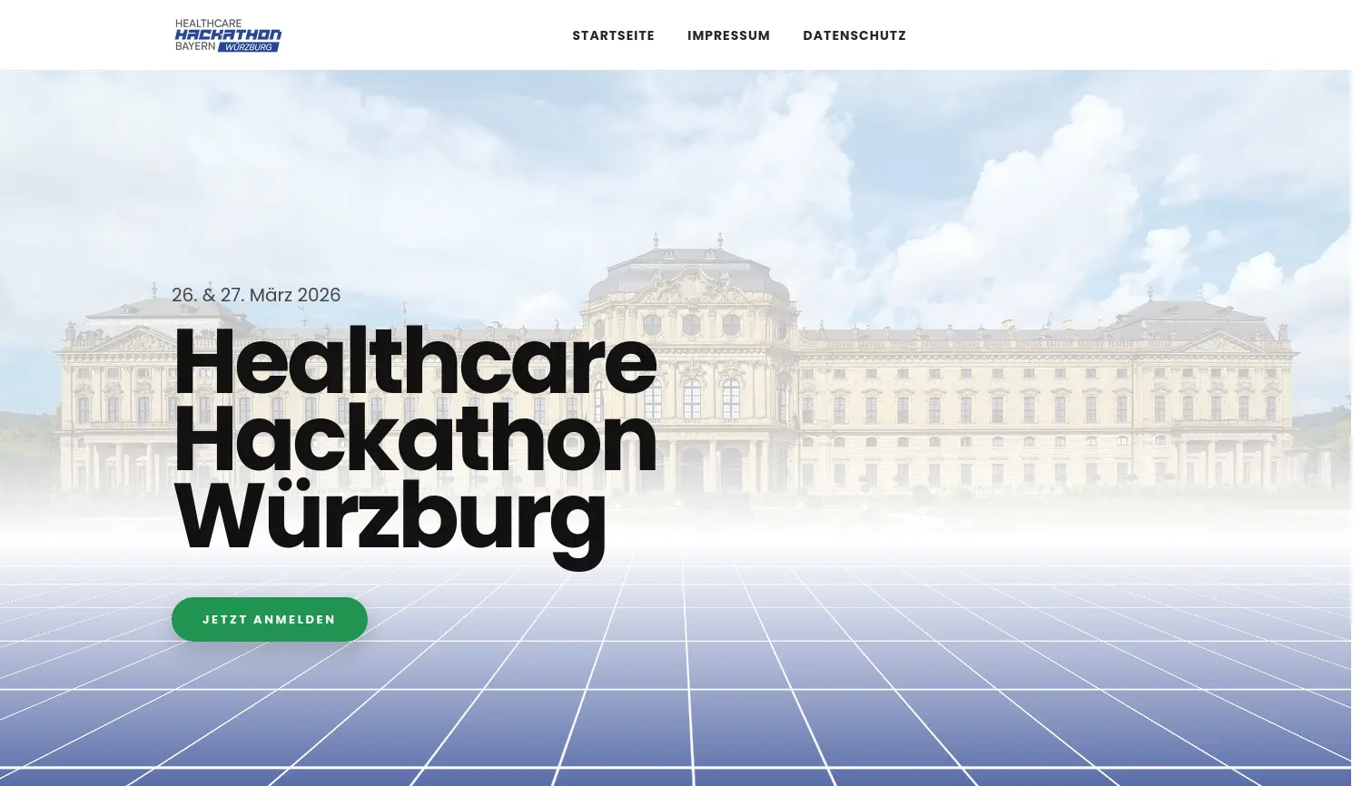 Website der Firma Julius-Maximilians-Universität Würzburg