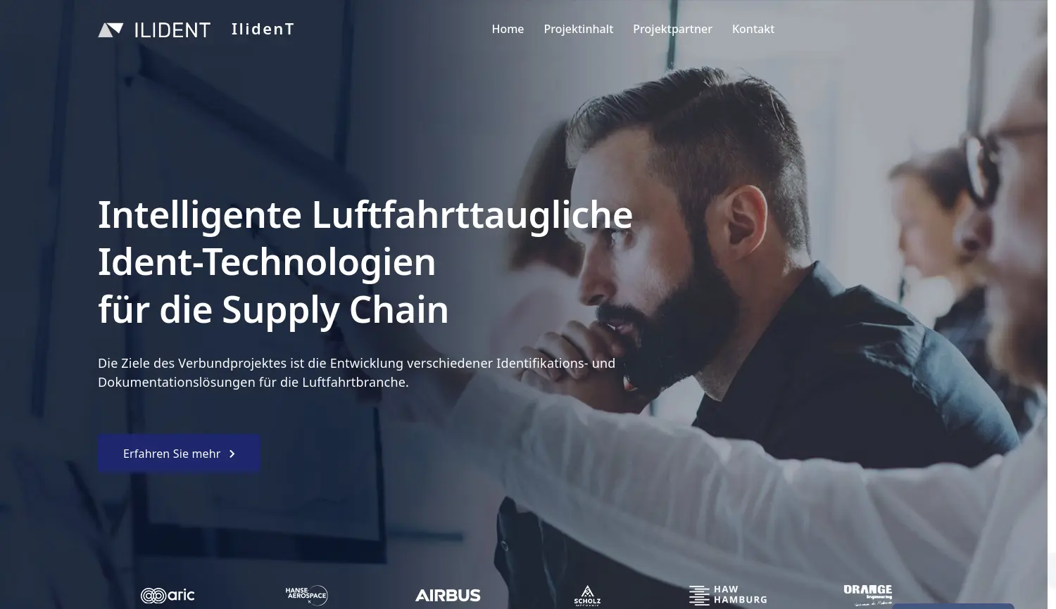 Website der Firma Synergeticon GmbH