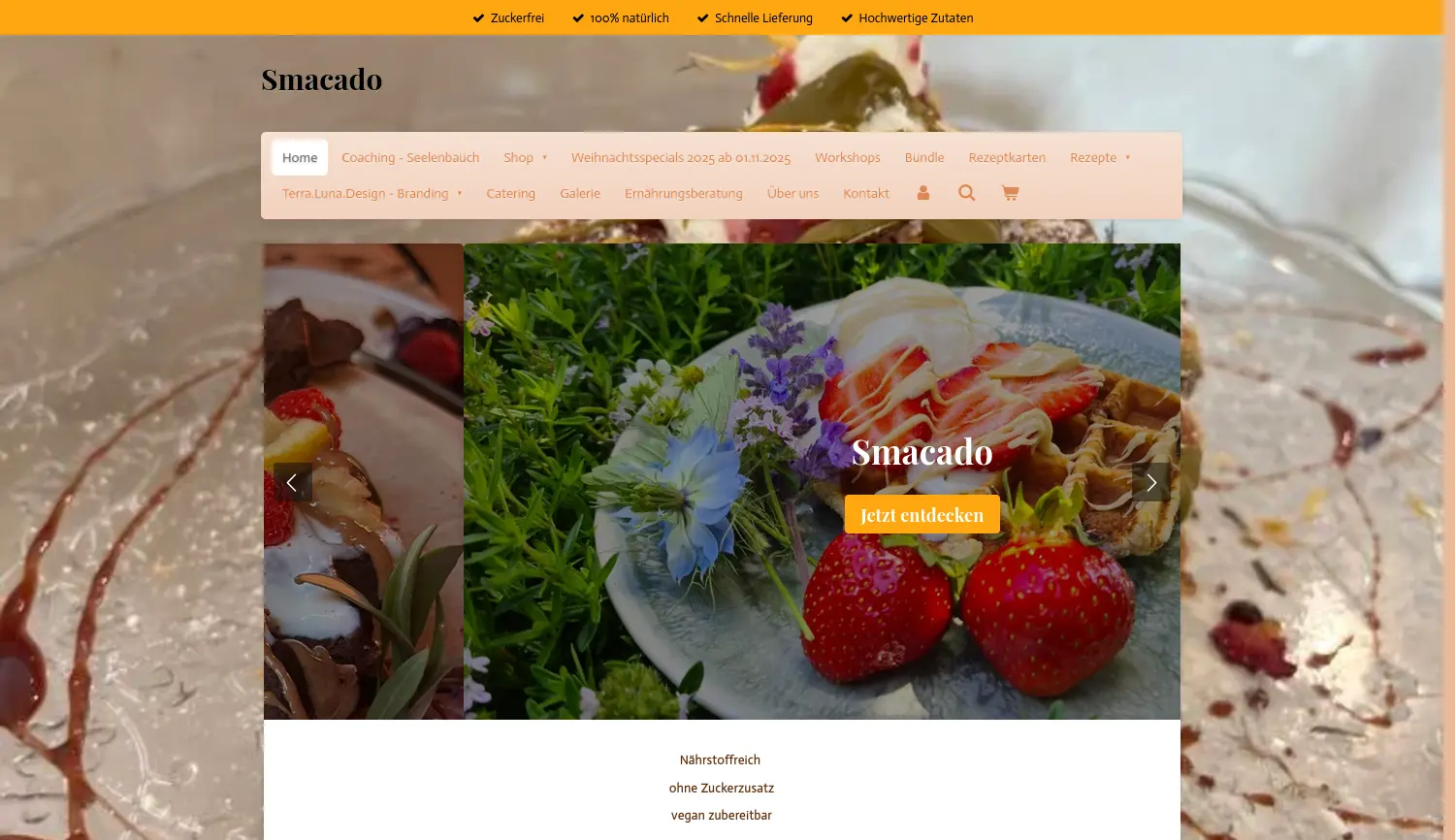 Website der Firma Smacado