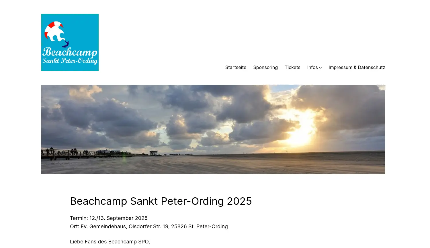 Website der Firma gezeitenraum GbR