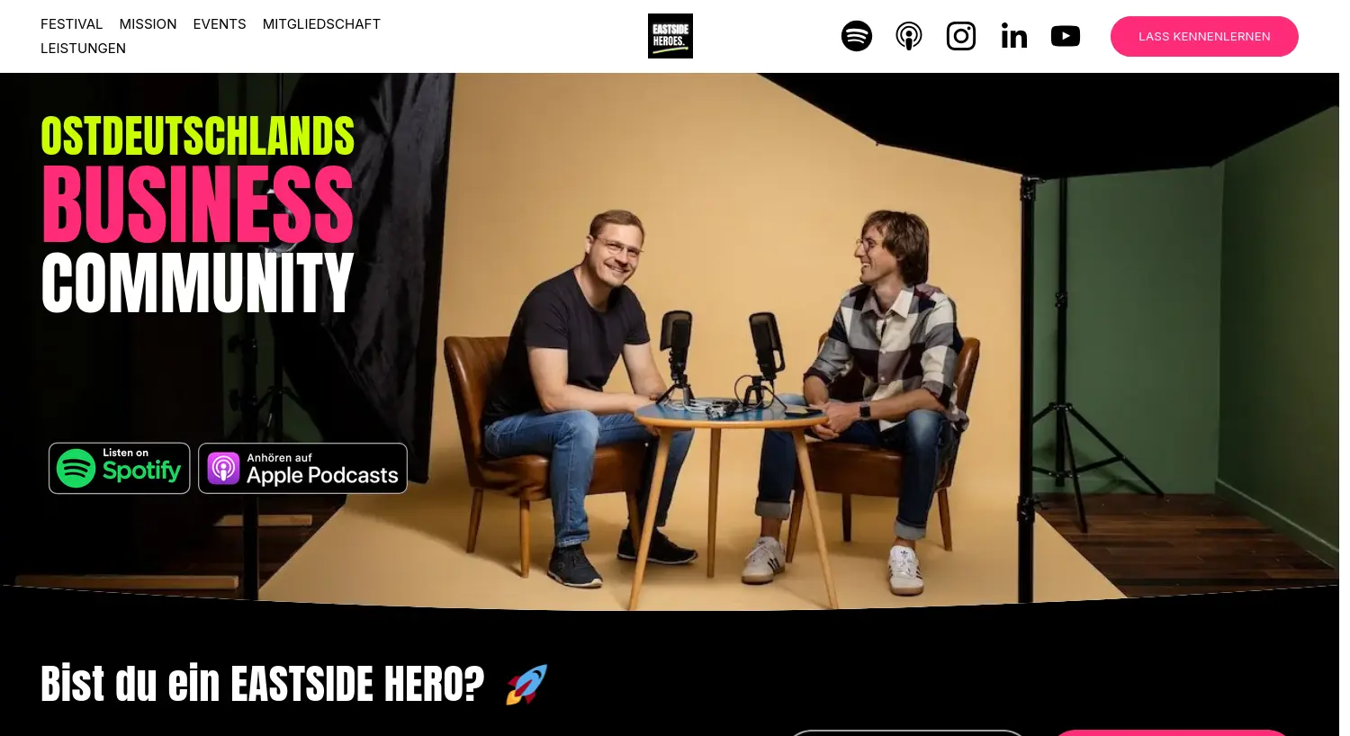 Website der Firma ESH GmbH