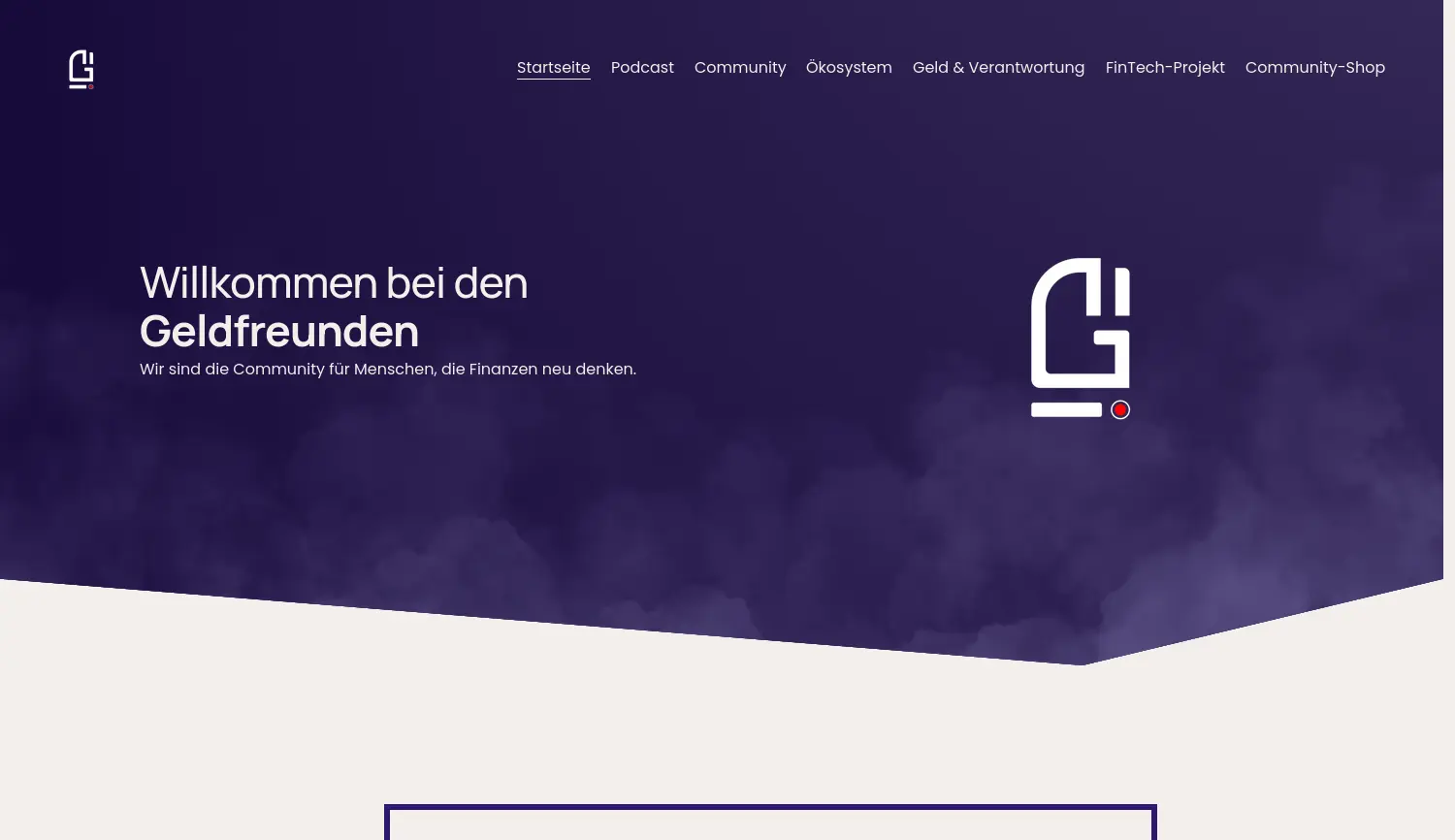 Website der Firma Geldfreunde Holding UG (haftungsbeschränkt)