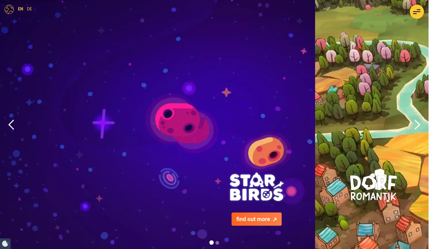 Website der Firma Toukana Interactive