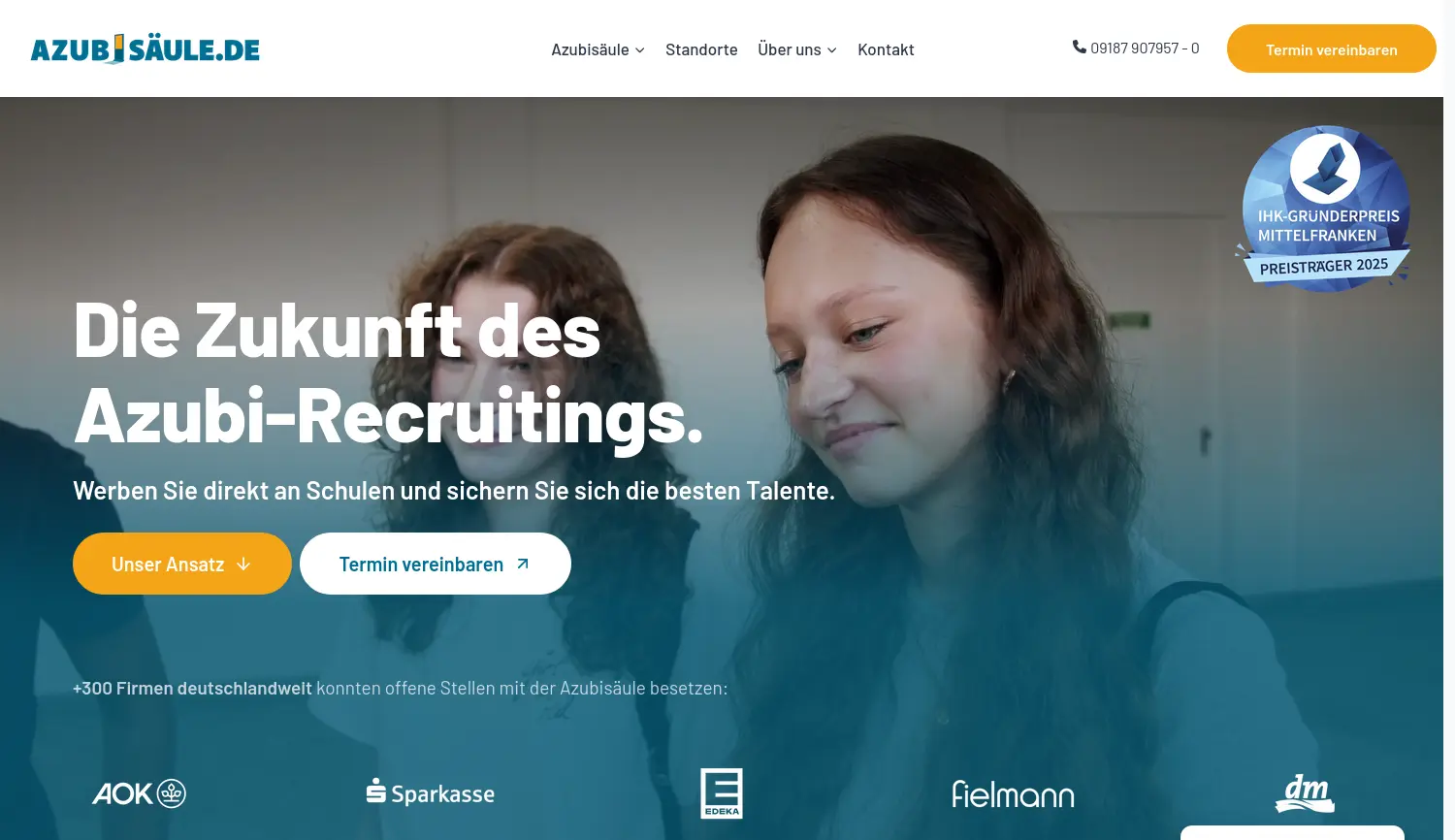 Website der Firma Prochazka Max, Knack Maximilian GbR