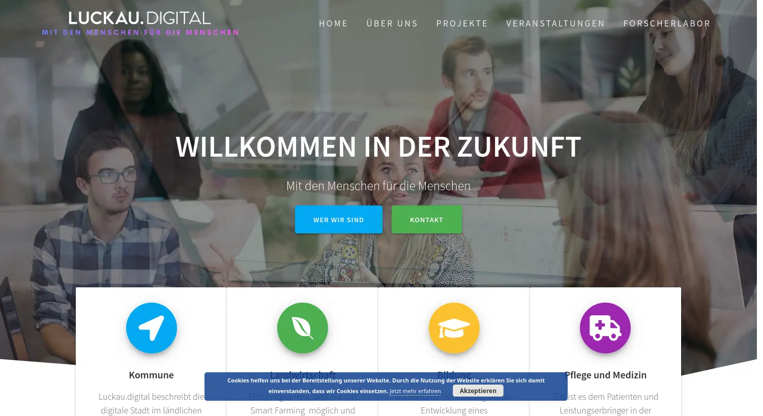 Website der Firma Bildungsgesellschaft für angewandte Betriebswirtschaft mbH