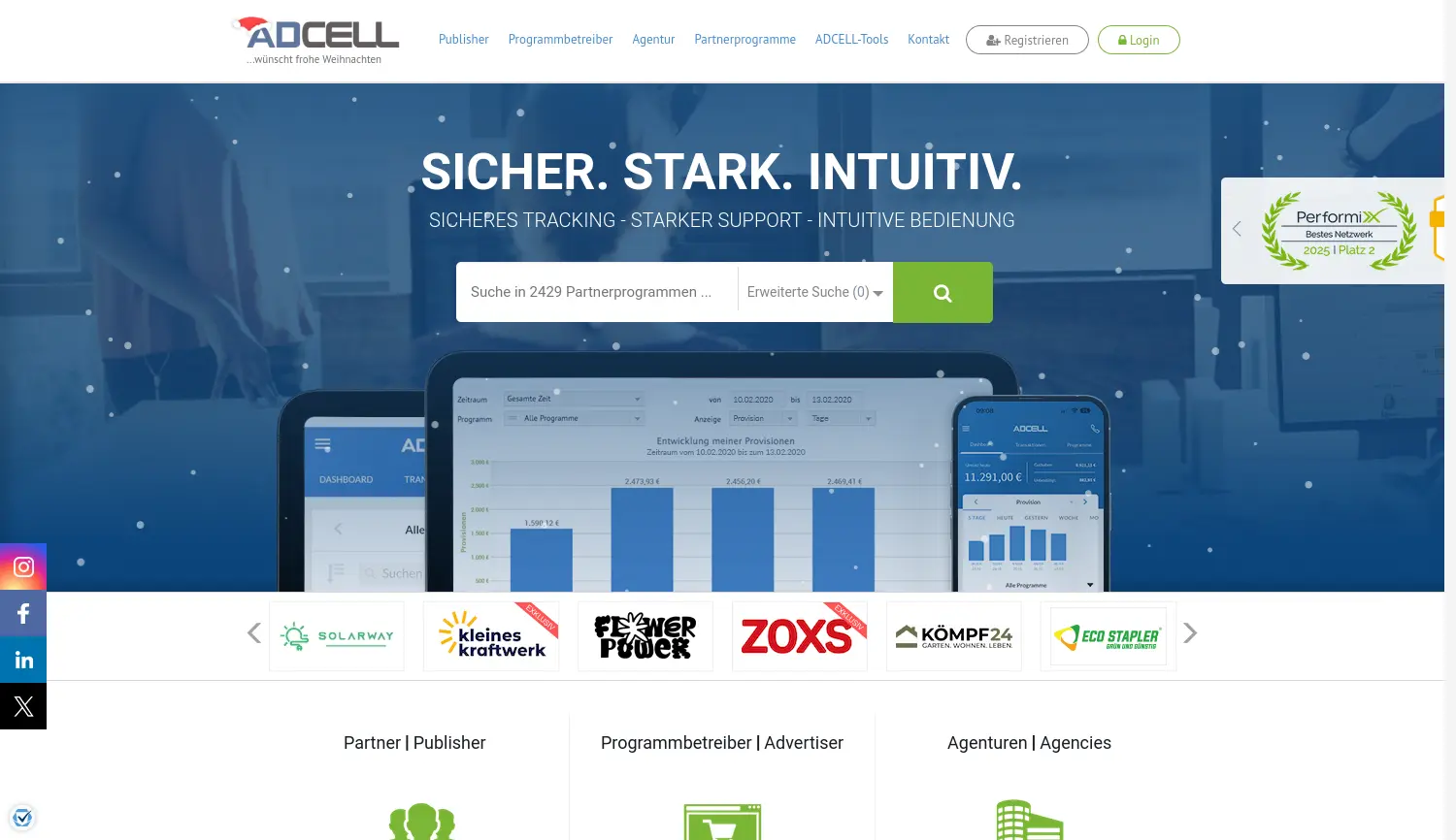Website der Firma Firstlead GmbH