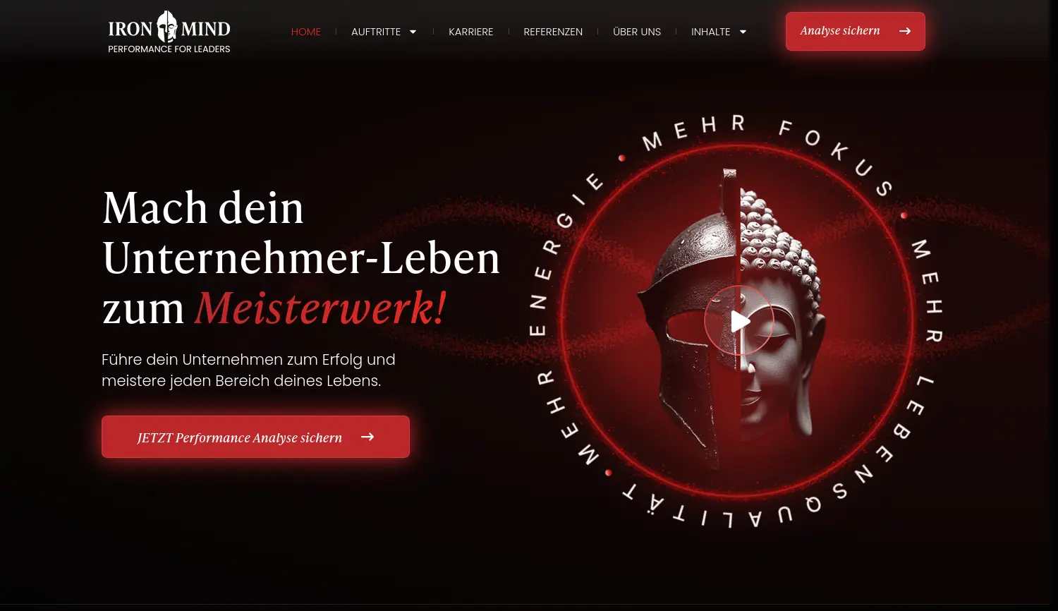 Website der Firma Sterzenbach GmbH