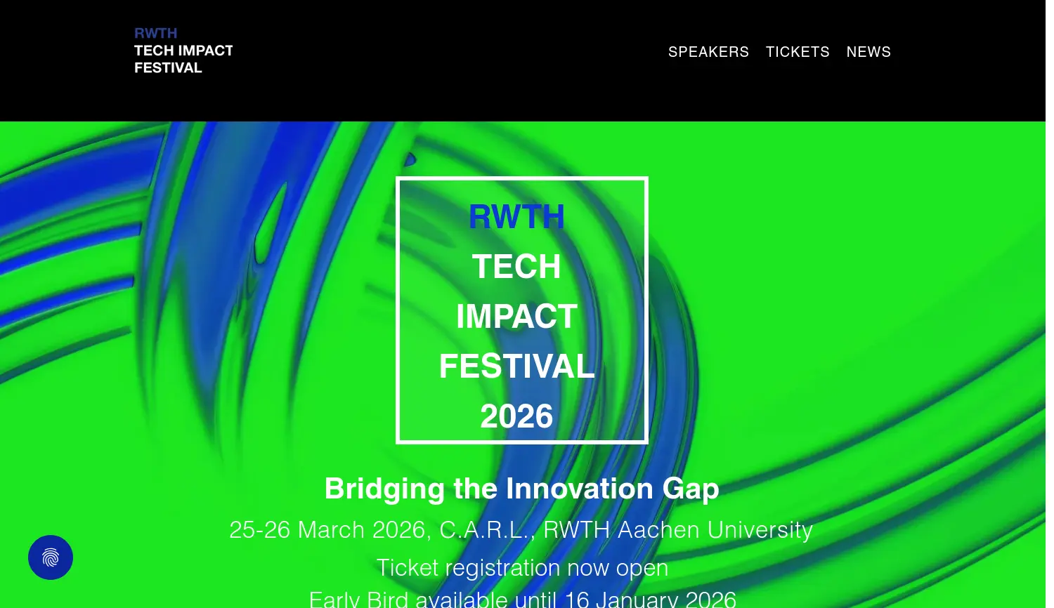 Website der Firma RWTH Innovation GmbH