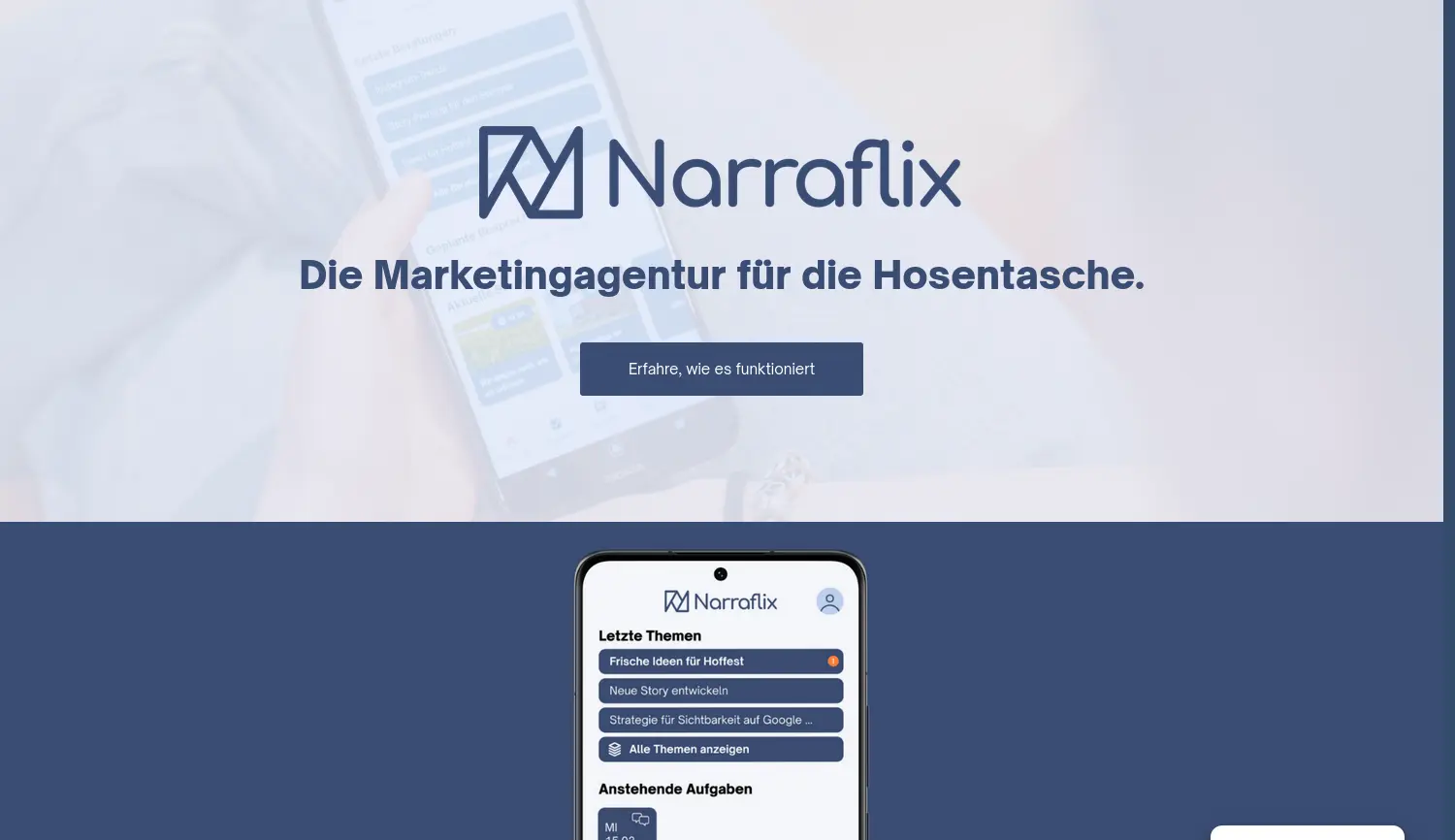 Website der Firma NFX Systems GmbH
