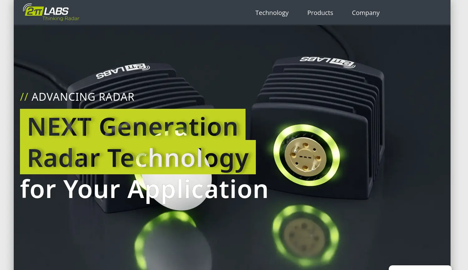 Website der Firma 2π-LABS GmbH